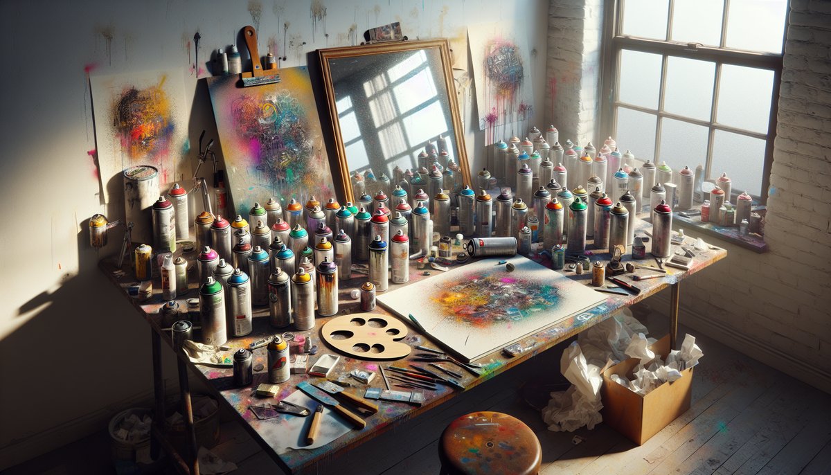 Spray Paint Art in Focus: Precision, Texture, and Creative Surfaces